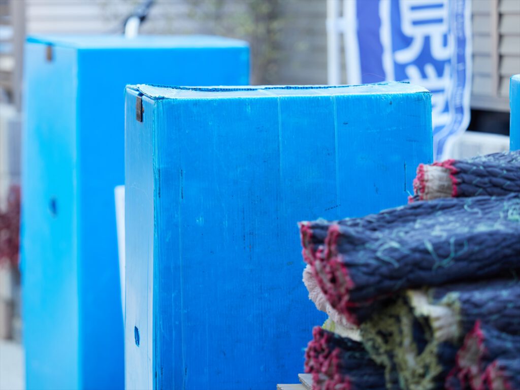 丁寧に梱包された引越し用品